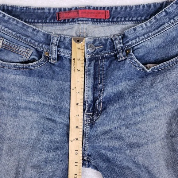 Rock & Roll Denim 36x30 Double Barrel Straight Jeans Blue Relaxed Western Cowboy - Picture 8 of 16